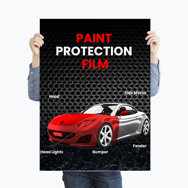 Paint Protection Film Poster Front End Marketing Tint