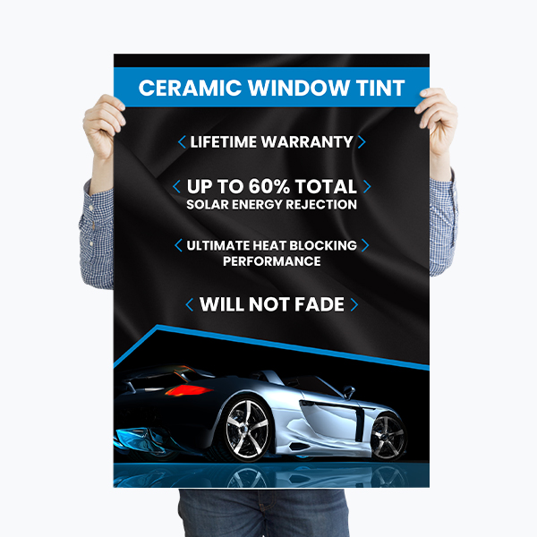 Vinyl Banner Sign Window Tinting Auto Car Vehicle Style A Marketing Advertising 