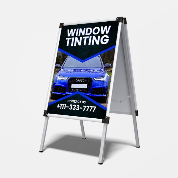 Window Tinting Frame Sign 3 Marketing Tint